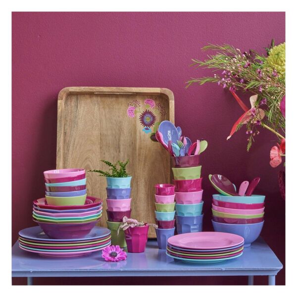 Melamin Çukur Tabak - Lila