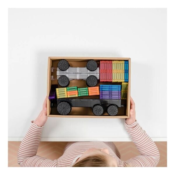 Connetix Rainbow Transport Set - 50 Parça