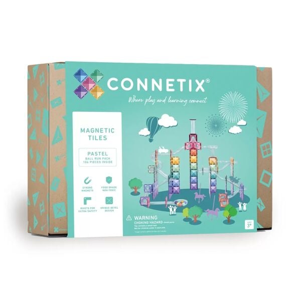 Connetix Pastel Ball Run Set - 106 Parça