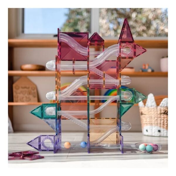 Connetix Pastel Ball Run Set - 106 Parça