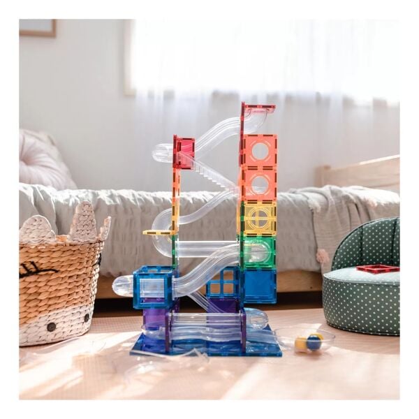 Connetix Rainbow Ball Run Set - 92 Parça