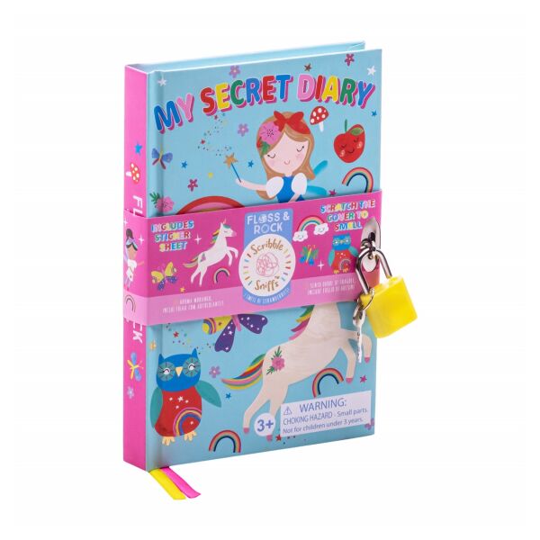 Floss Rock Kokulu Kilitli Günlük - Rainbow Fairy