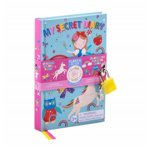 Floss Rock Kokulu Kilitli Günlük - Rainbow Fairy