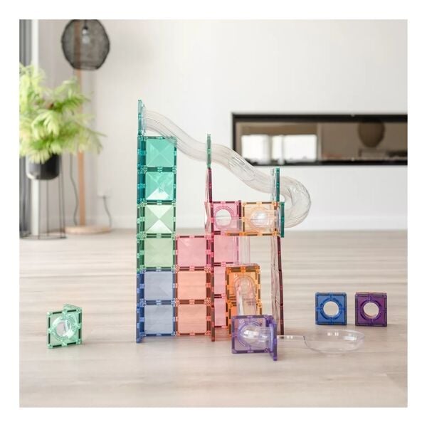 Connetix Pastel Ball Run Expansion Set - 80 Parça