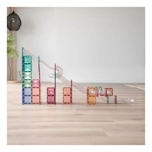 Connetix Pastel Ball Run Expansion Set - 80 Parça