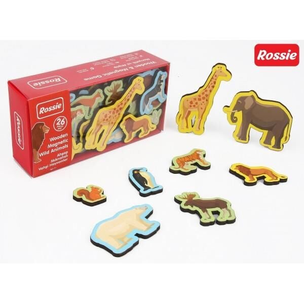 Rossie Manyetik Ahşap Vahşi Hayvanlar