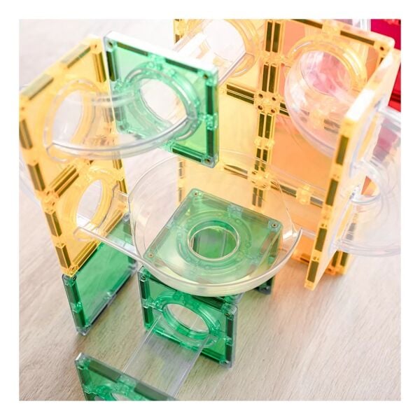 Connetix Rainbow Ball Run Expansion Set - 66 Parça