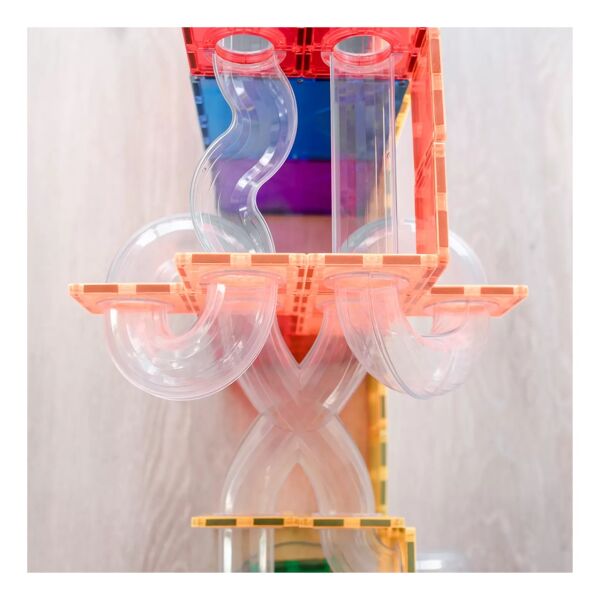 Connetix Rainbow Ball Run Expansion Set - 66 Parça