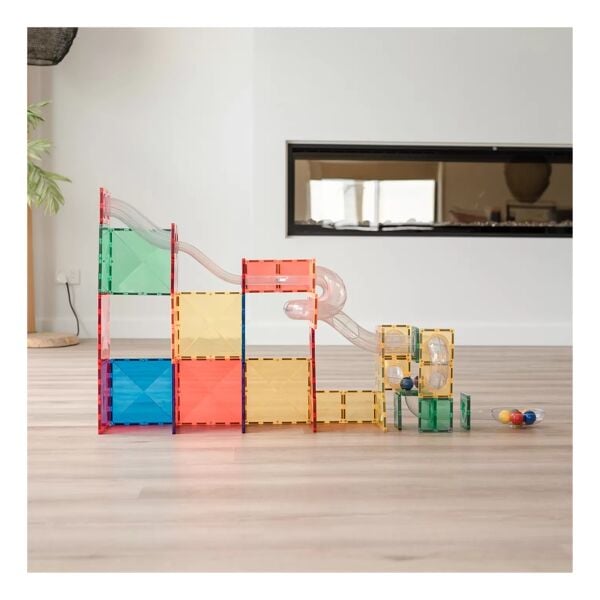 Connetix Rainbow Ball Run Expansion Set - 66 Parça