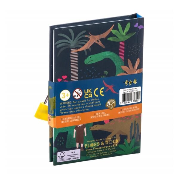 Floss Rock Kokulu Kilitli Günlük - Dino