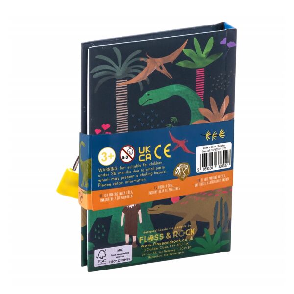 Floss Rock Kokulu Kilitli Günlük - Dino