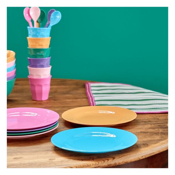 Melamin Yemek Tabağı - Açık Mavi