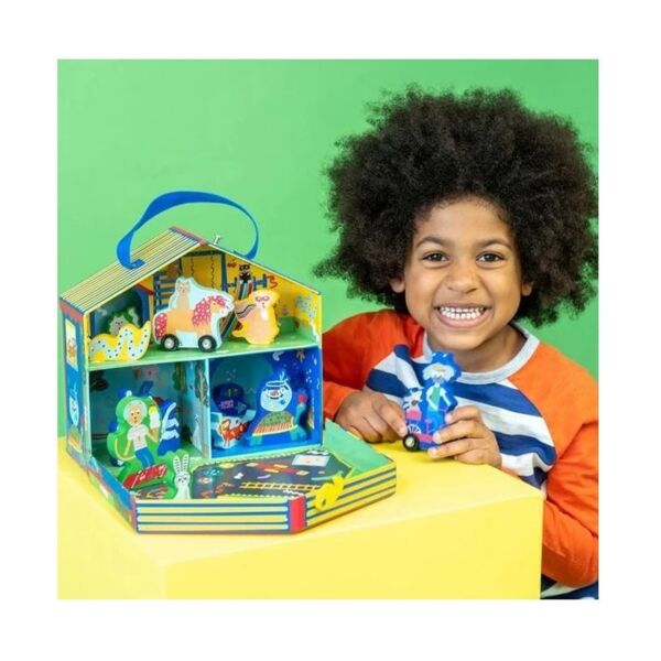 Floss Rock Ahşap Figürlü Oyun Kutuları - Pets