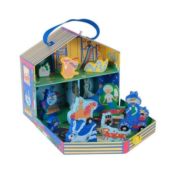 Floss Rock Ahşap Figürlü Oyun Kutuları - Pets