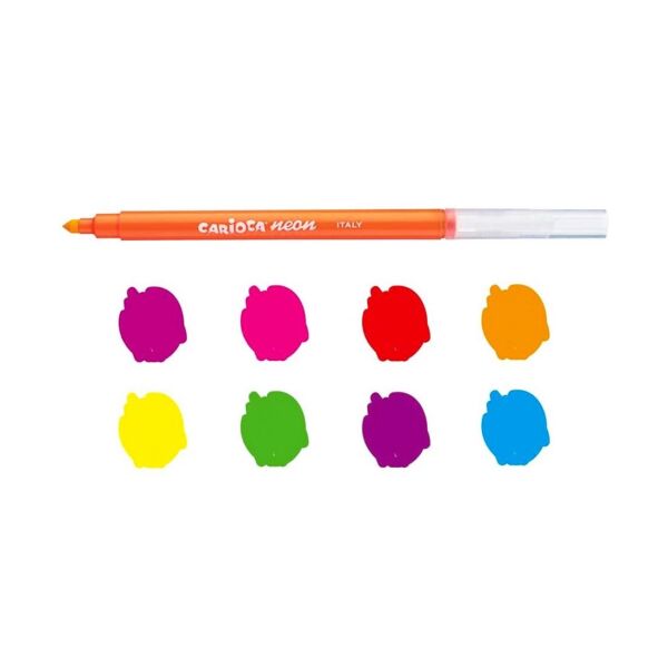 Carioca Neon Yıkanabilir Keçeli Boya Kalemi 8li