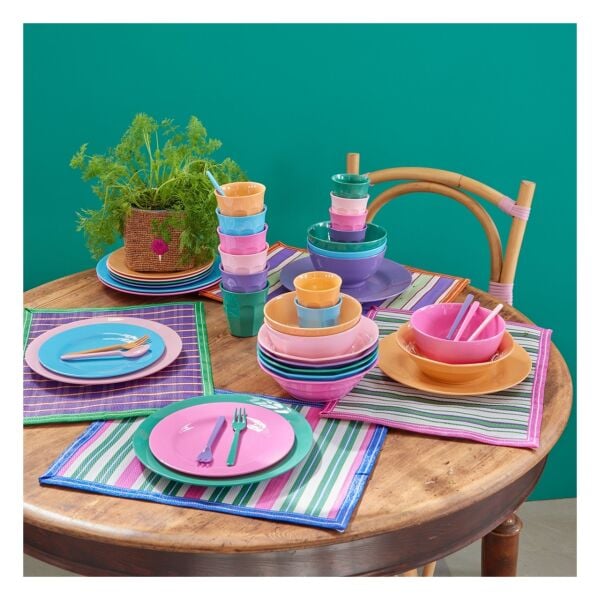 Melamin Yemek Tabağı - Pembe