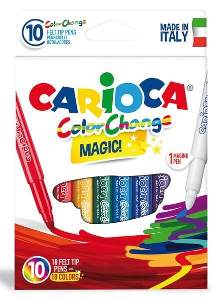 Carioca Renk Değiştiren Sihirli Keçeli Kalemler 10