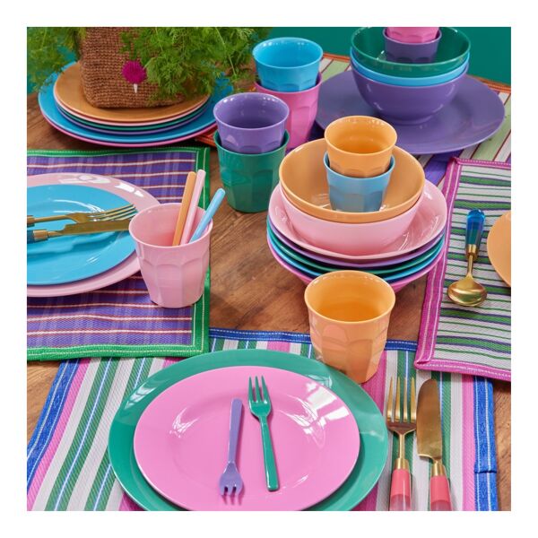 Melamin Yemek Tabağı - Koyu Pembe