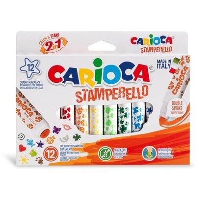 Carioca Stamperello Damga ve Keçeli Kalem 12li
