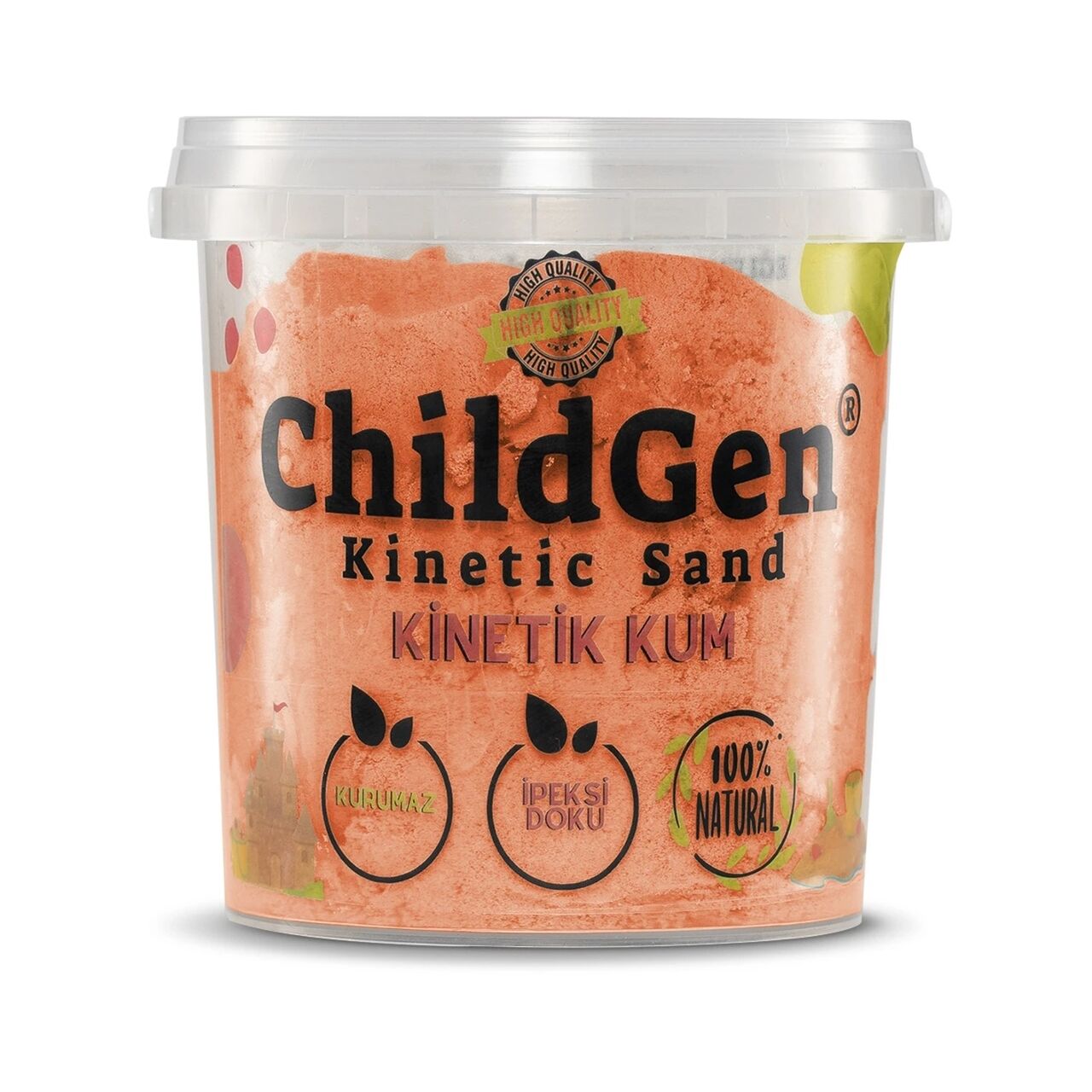 Kinetik Kum 500 gr Turuncu