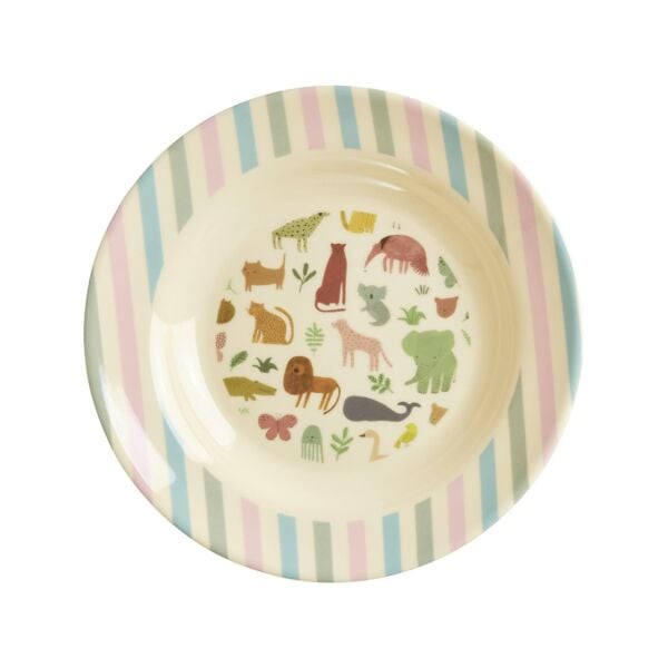 Melamin Çocuk Çukur Tabak - Sweet Jungle