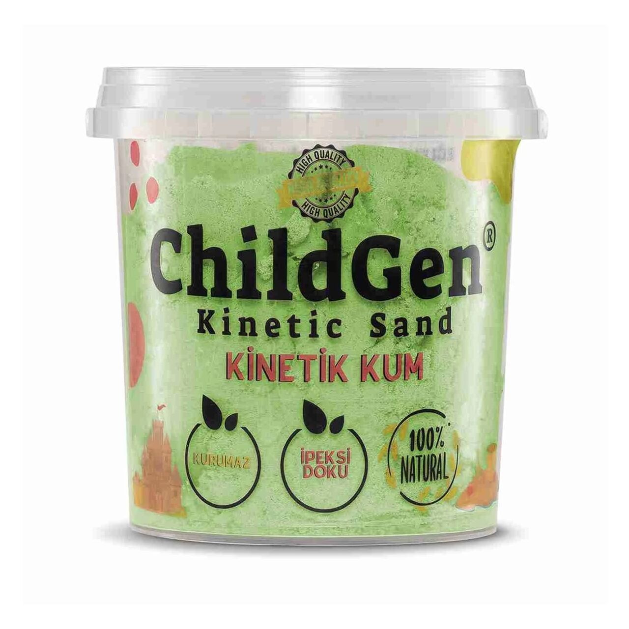 Kinetik Kum 500 gr Yeşil