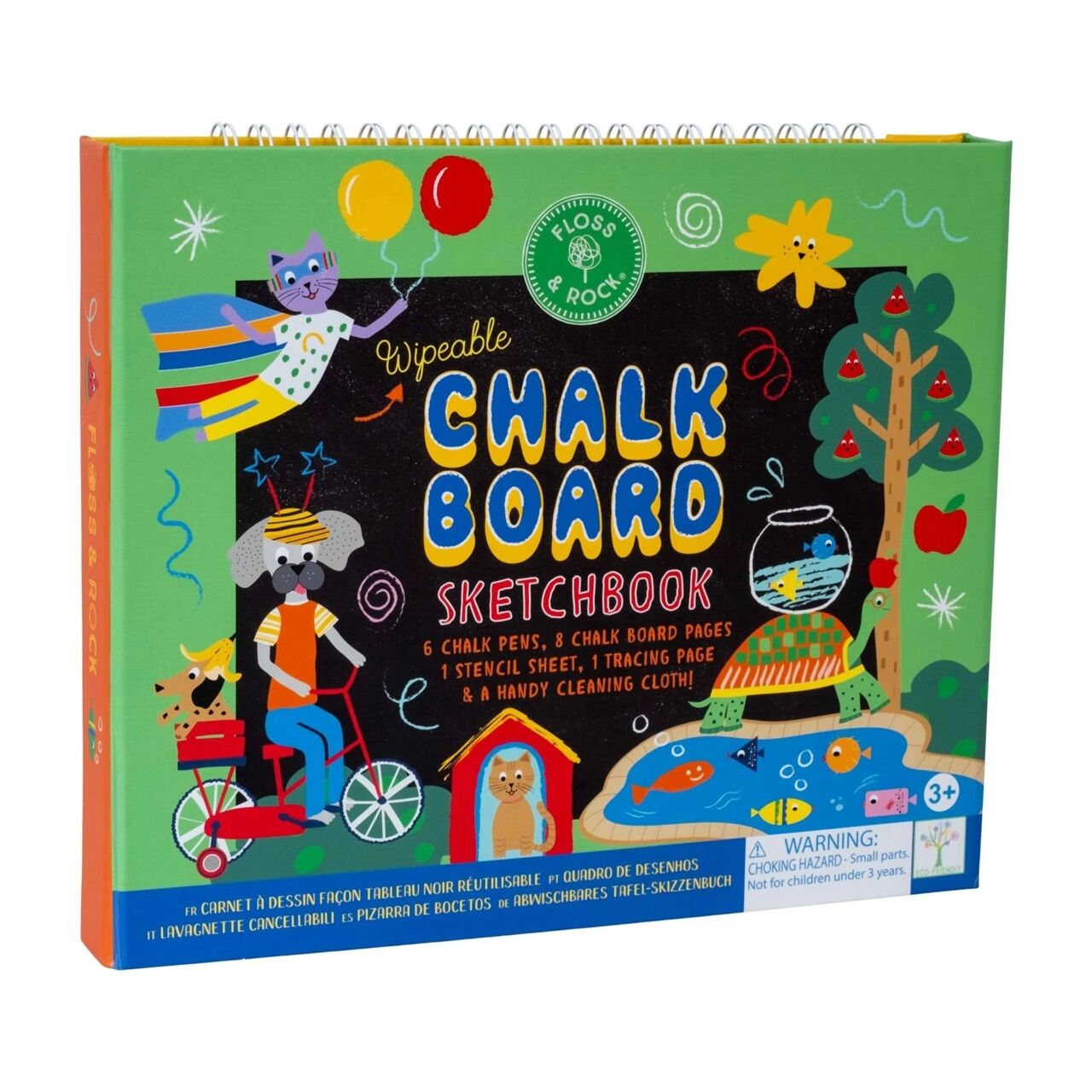 Floss Rock Chalk Board Eskiz Kitabı - Pets