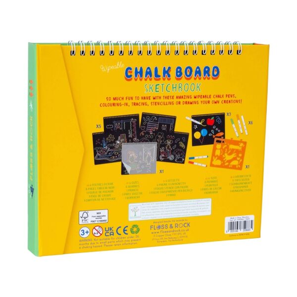 Floss Rock Chalk Board Eskiz Kitabı - Pets