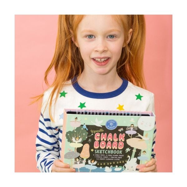 Floss Rock Chalk Board Eskiz Kitabı - Enchanted
