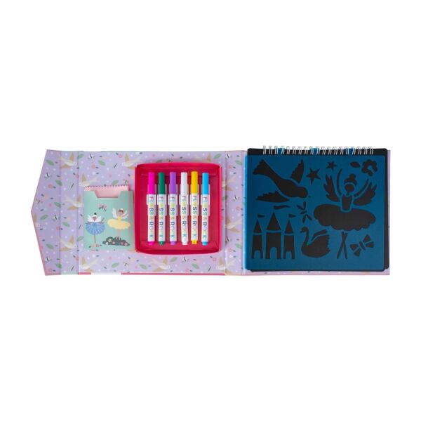 Floss Rock Chalk Board Eskiz Kitabı - Enchanted
