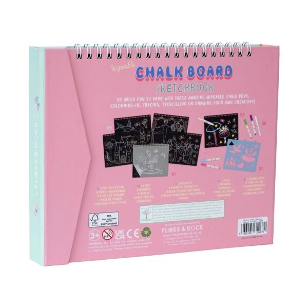 Floss Rock Chalk Board Eskiz Kitabı - Enchanted