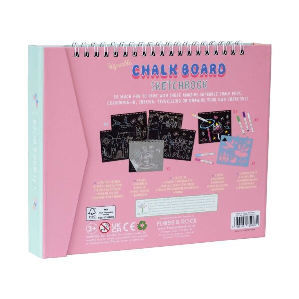 Floss Rock Chalk Board Eskiz Kitabı - Enchanted
