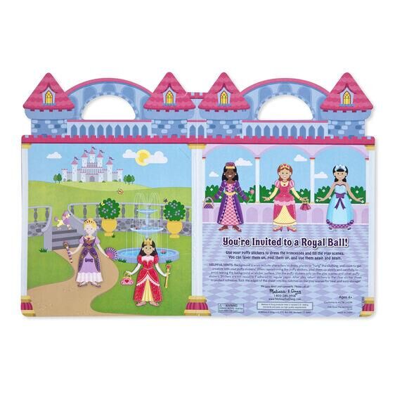 Melissa&Doug Kabartmalı Tak Çıkar Seti - Prenses