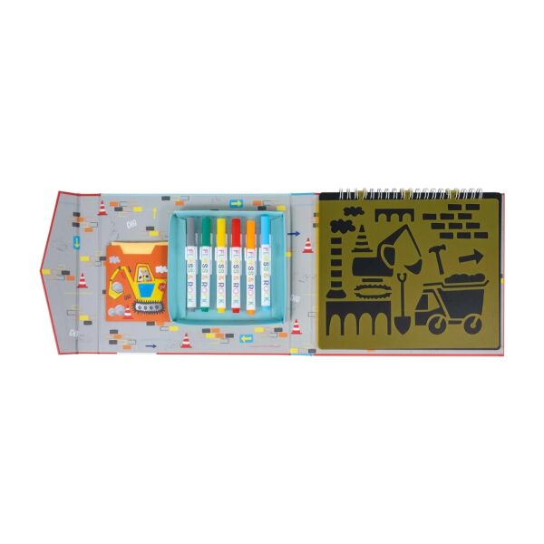 Floss Rock Chalk Board Eskiz Kitabı - Constuctıon