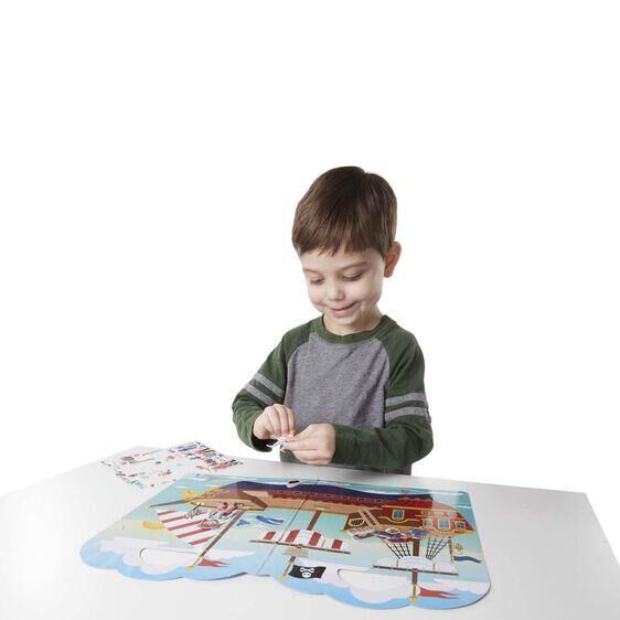 Melissa&Doug Kabartmalı Tak Çıkar Seti - Korsanlar