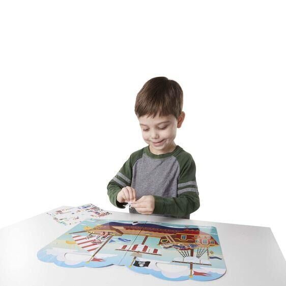 Melissa&Doug Kabartmalı Tak Çıkar Seti - Korsanlar