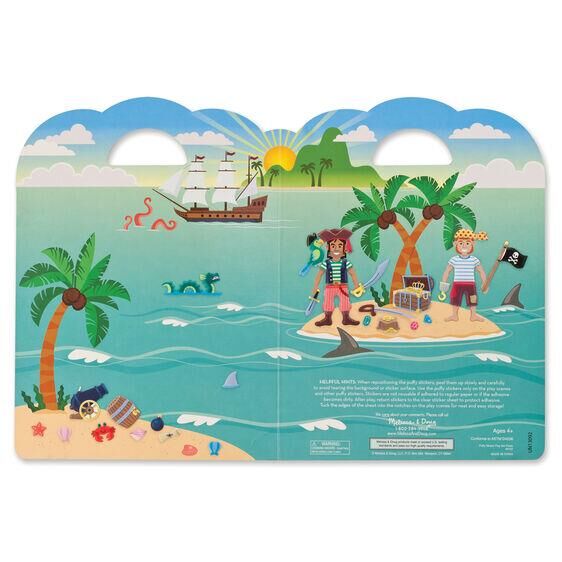 Melissa&Doug Kabartmalı Tak Çıkar Seti - Korsanlar