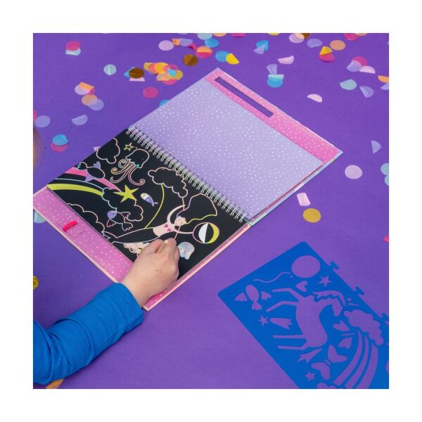 Floss Rock Scratch & Play Aktivite Kitabı-Fantasy