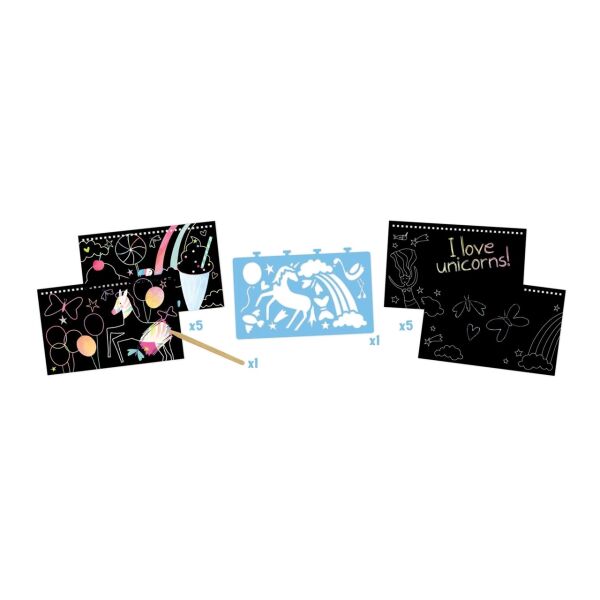 Floss Rock Scratch & Play Aktivite Kitabı-Fantasy