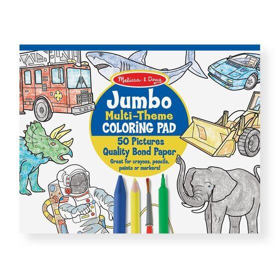 Melissa&Doug Dev Boyama Kitabı - Mavi