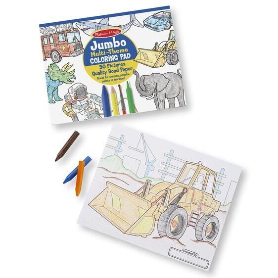 Melissa&Doug Dev Boyama Kitabı - Mavi