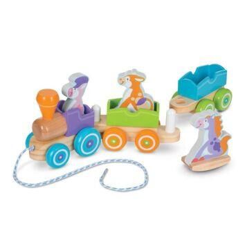 Melissa & Doug Ahşap Çek Çek Tren - Sallanan çh