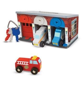 Melissa & Doug Ahşap Kilitli Kurtarma Araçları