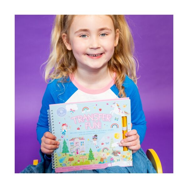 Floss Rock Transfer Fun Aktivite Kitabı - Rainbow