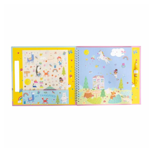 Floss Rock Transfer Fun Aktivite Kitabı - Rainbow