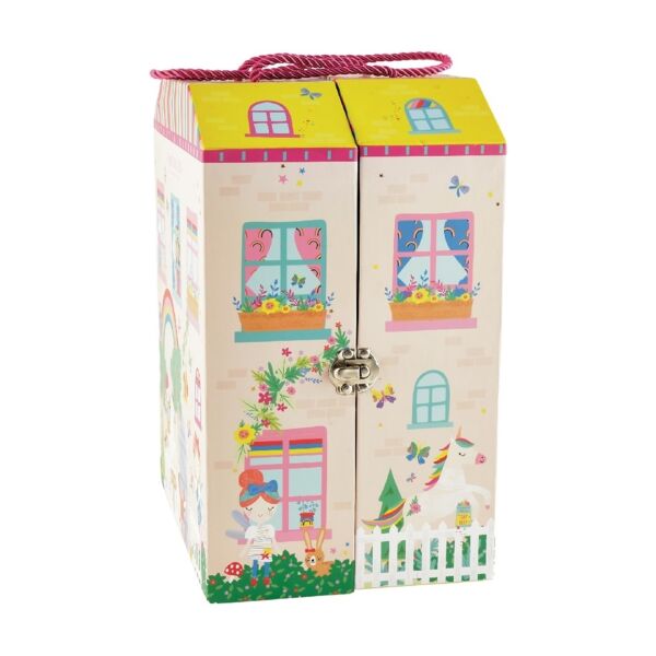 Floss Rock Ahşap Figürlü Oyun Kutuları - Rainbow