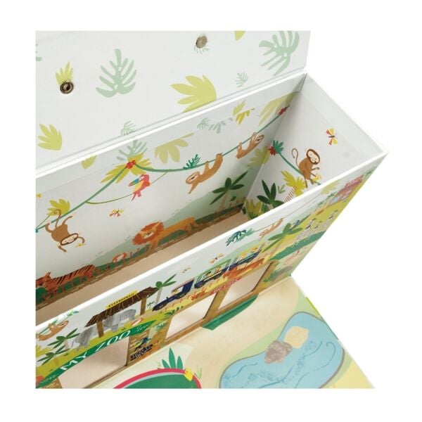 Floss Rock Ahşap Figürlü Oyun Kutuları - Jungle