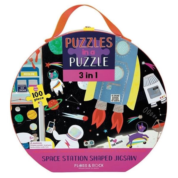 Floss Rock 3ü 1 Arada 100 Parça Yap Boz - Space