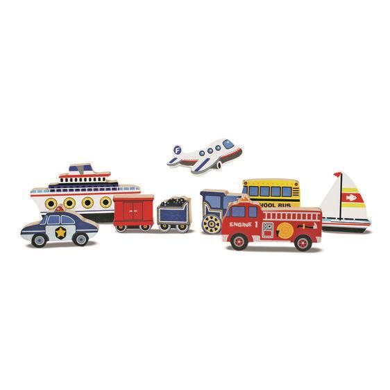 Melissa & Doug Ahşap Tombul Yapboz - Araçlar