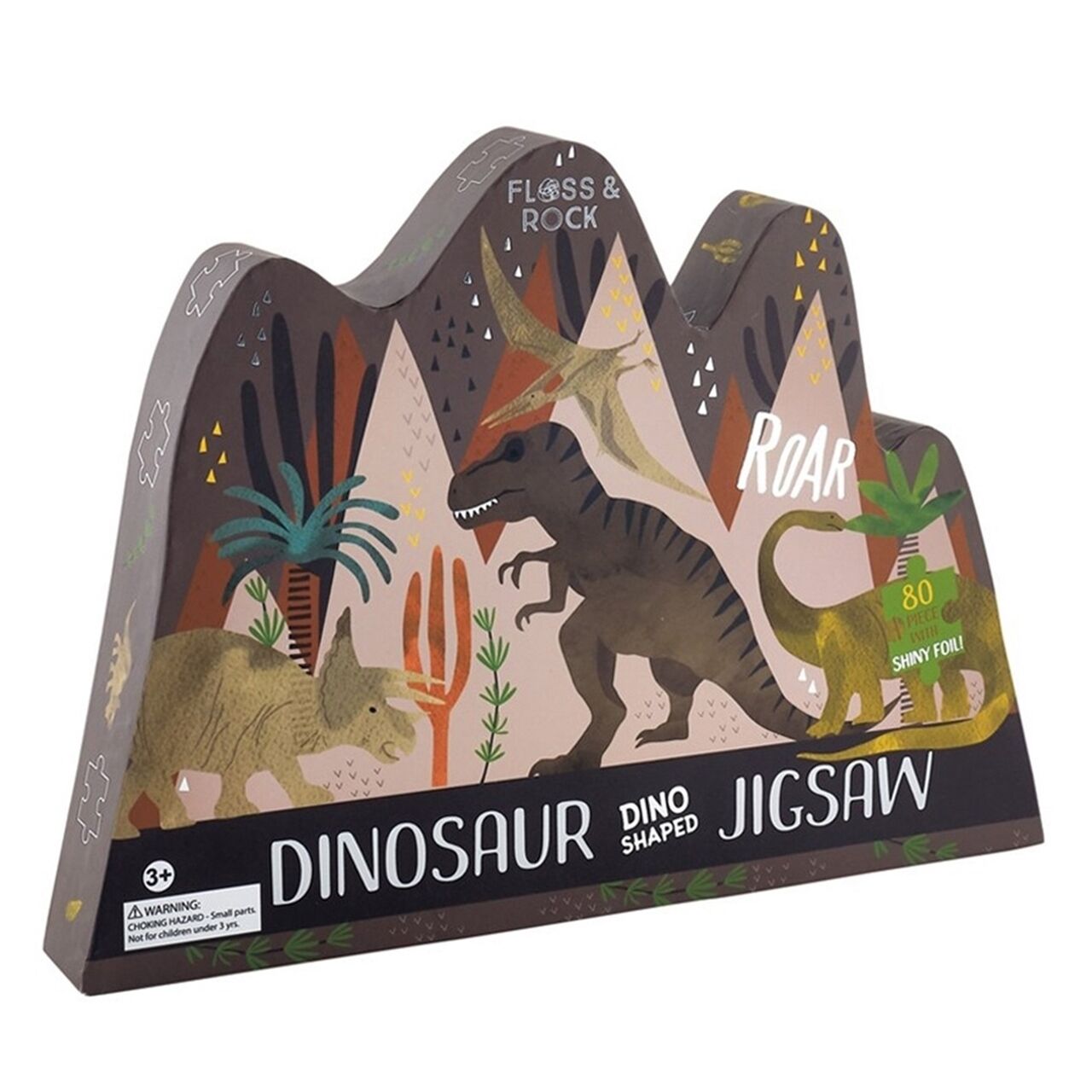 Floss Rock 80 Parça Dinazor Şekilli Yap Boz - Dino